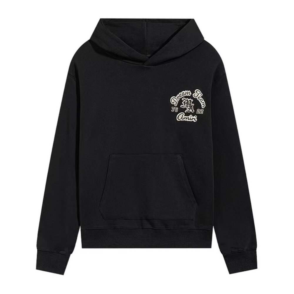 AMIRI Fashion Street Black Hooded Sweatshirt